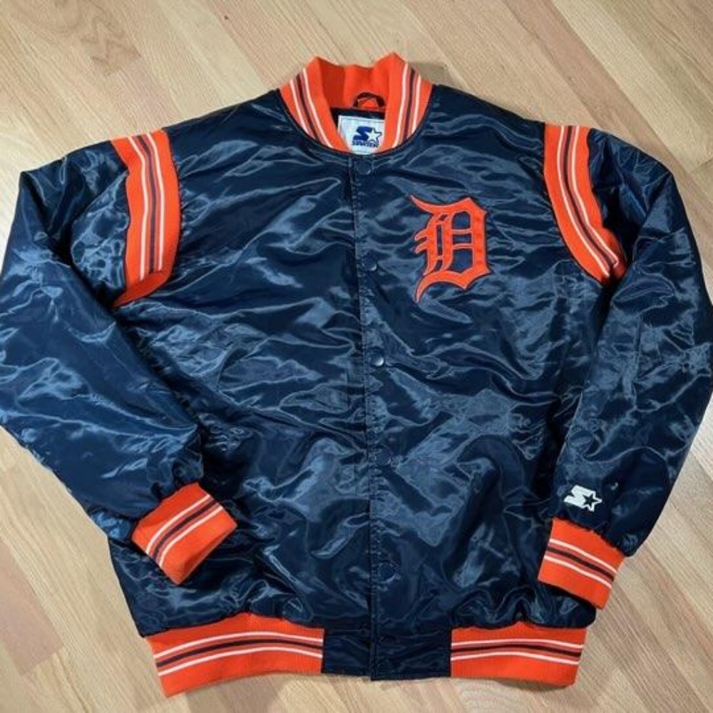 Detroit Tigers Old English D Starter Jacket